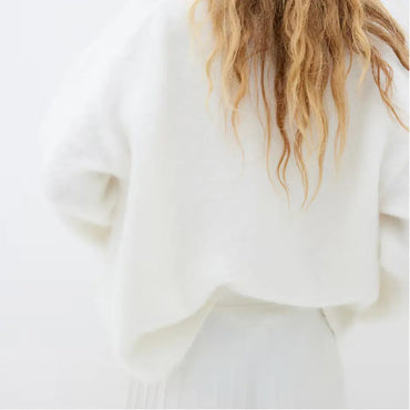 Sabine | Oversized Pullover aus Mohairmix