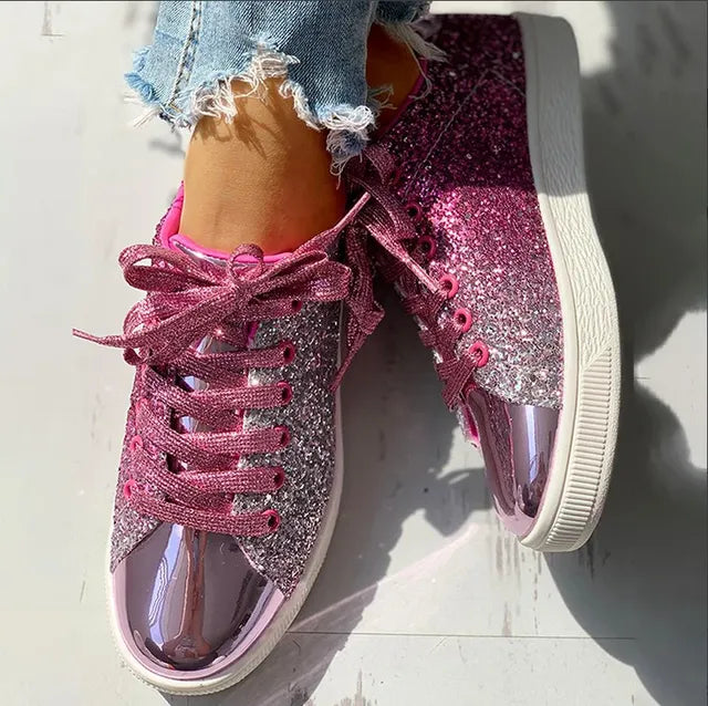 Aria - Eleganter Glitzer Freizeitschuh für Damen