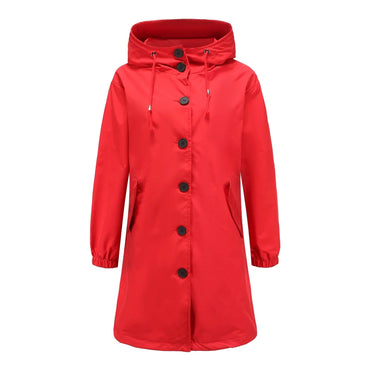 Flieder - Stylischer Damen-Windbreaker mit wasserdichter Kapuze