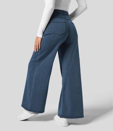 Evie | Bequeme Elastische Hose mit Hohem Bund