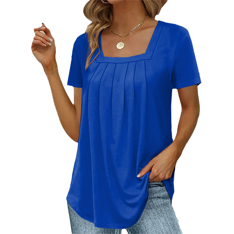 Nami | Fließende Bluse mit Karree-Ausschnitt