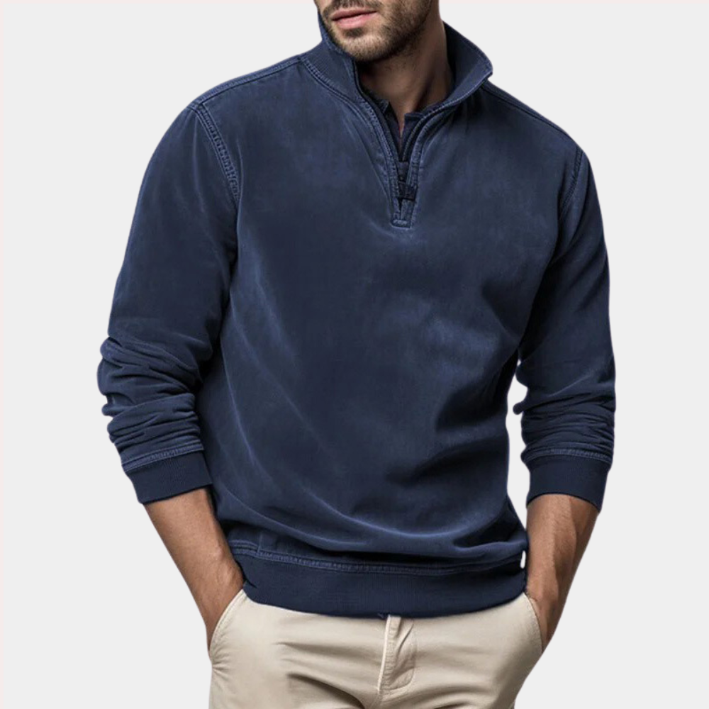 Elvio - Bequemer klassischer Pullover für Männer
