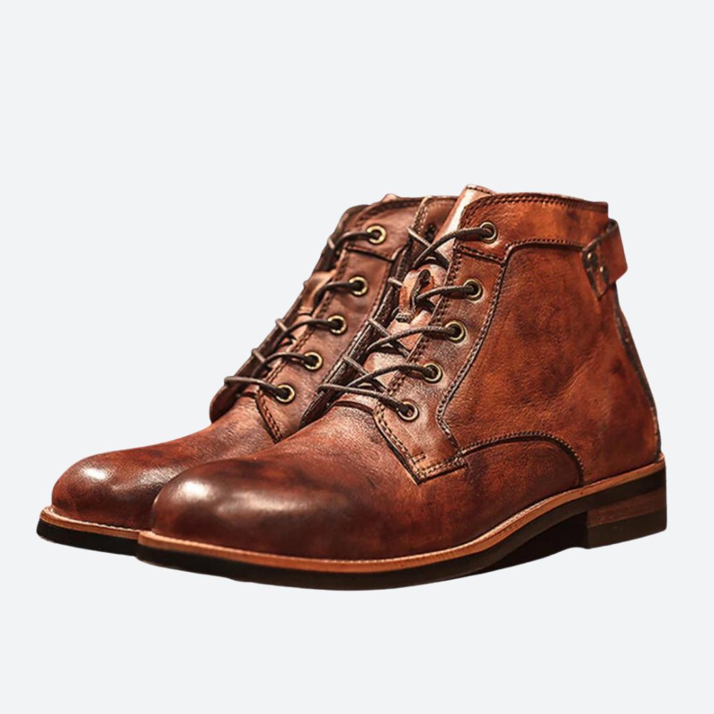 Stylische Herren Lederstiefel - Jiggy