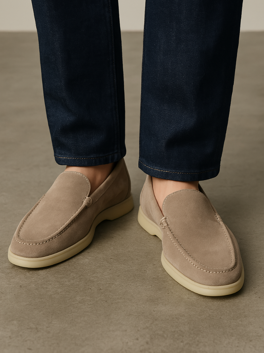 Eleganter Beige Herren Loafer