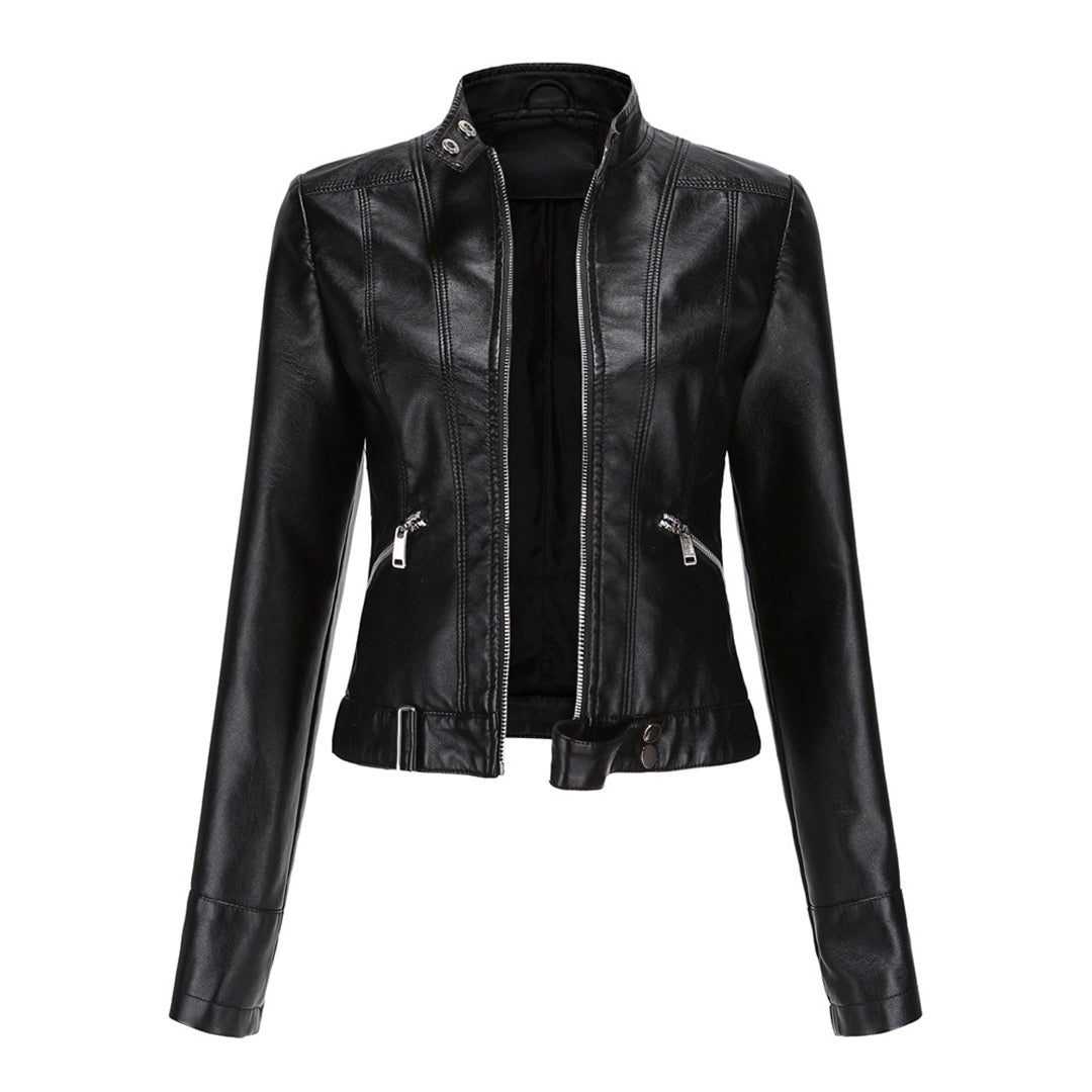 Kurze Damen Lederjacke OXANA - Stilvoll und zeitlos!