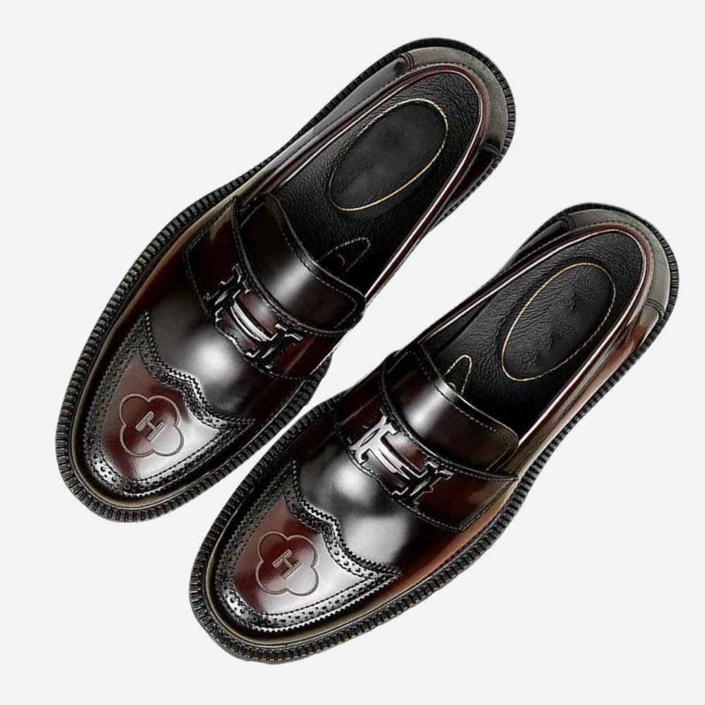 Stilvolle Herrenschuhe aus Leder - Pitou