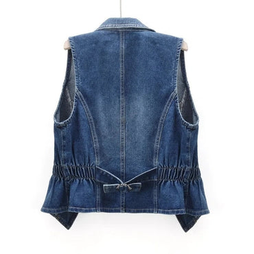 Sophie - Trendiges Denim-Gilet für Frauen