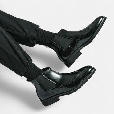 Marzio™ | Elegante Chelsea-Stiefel für Herren aus Kunstleder