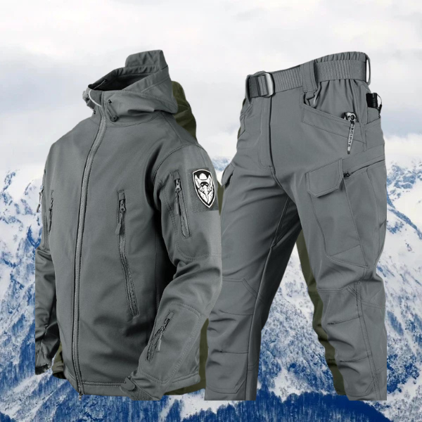 Antarktis - Camo Winterjacke Set