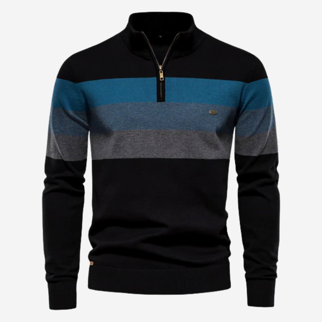 Alain™ - Retro Snoop Pullover aus Baumwolle