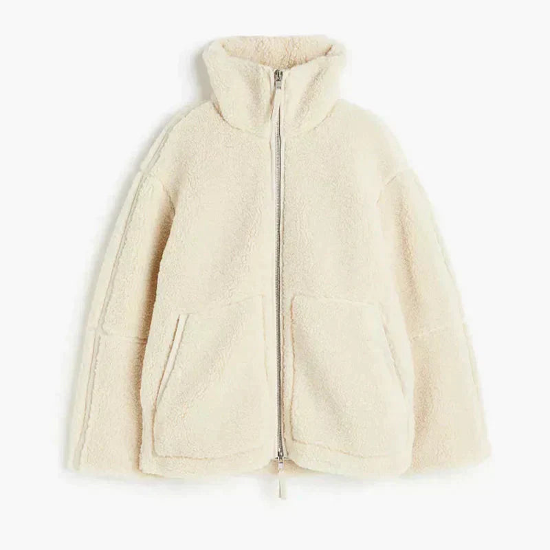 Pauline™ - Teddyjacke aus kuscheligen Baumwolle