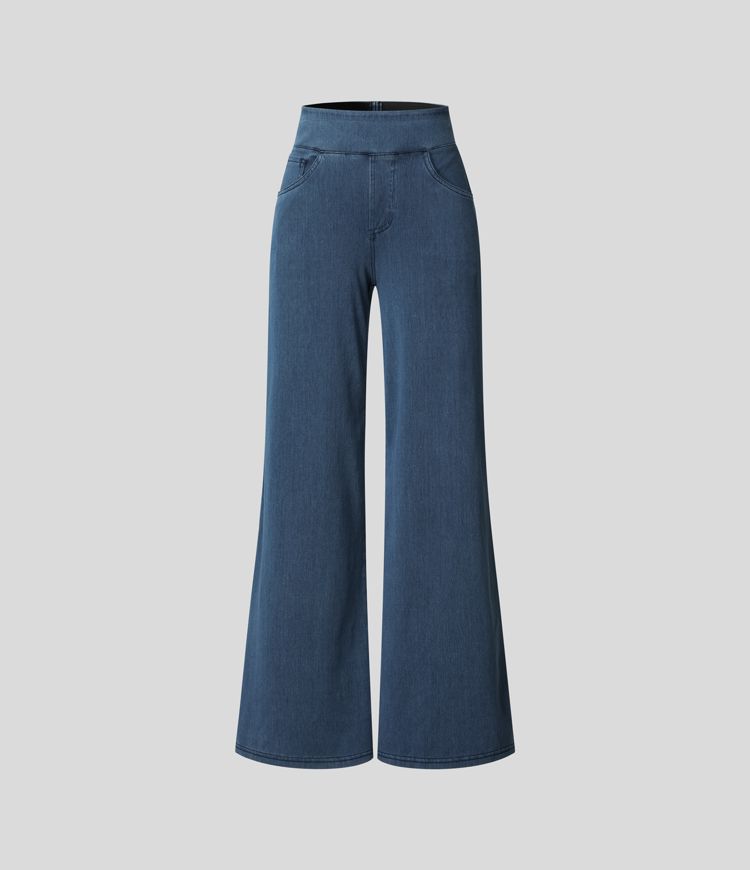 Evie | Bequeme Elastische Hose mit Hohem Bund