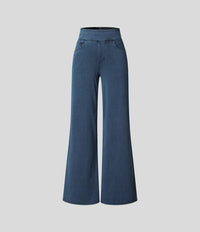 Evie | Bequeme Elastische Hose mit Hohem Bund