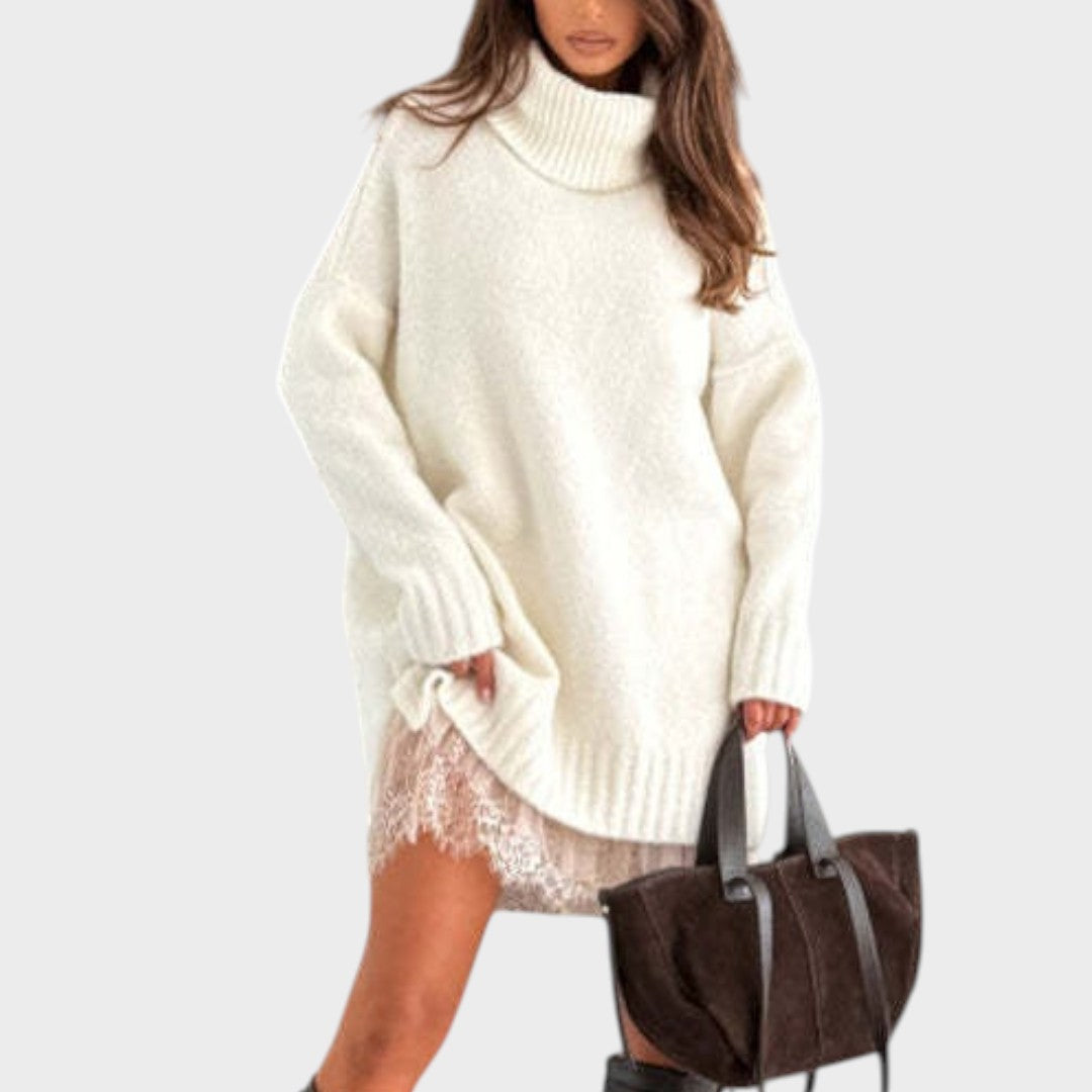 Linda - Strickoberteil und Kleid Set