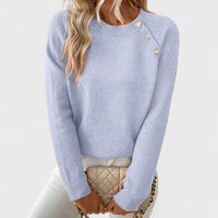 Emmi – Eleganter asymmetrischer Ein-Schulter-Pullover