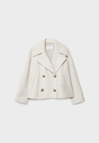 Schicke zweireihige kurze Jacke