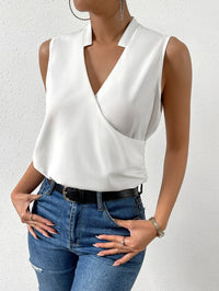 Elegantes ärmelloses einfarbiges Top