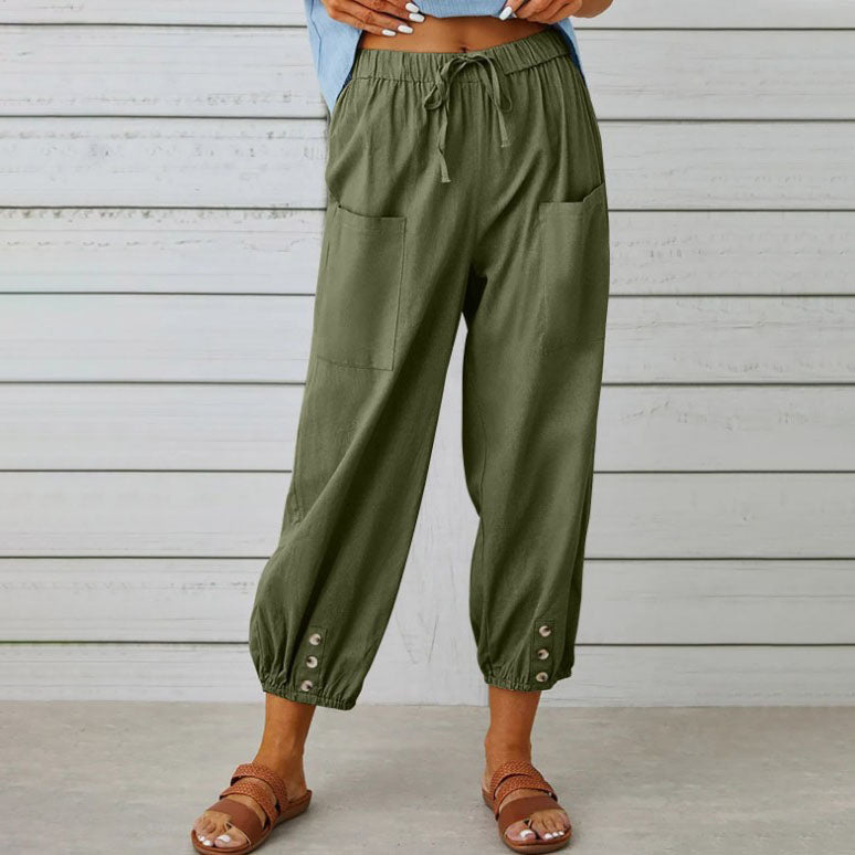 Hose mit weitem Bein