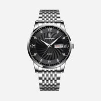 Herren Business Uhr aus Edelstahl