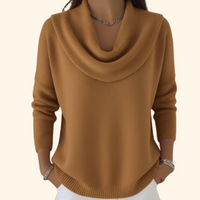 Victoire™ | Weicher Pullover mit Wasserfallausschnitt