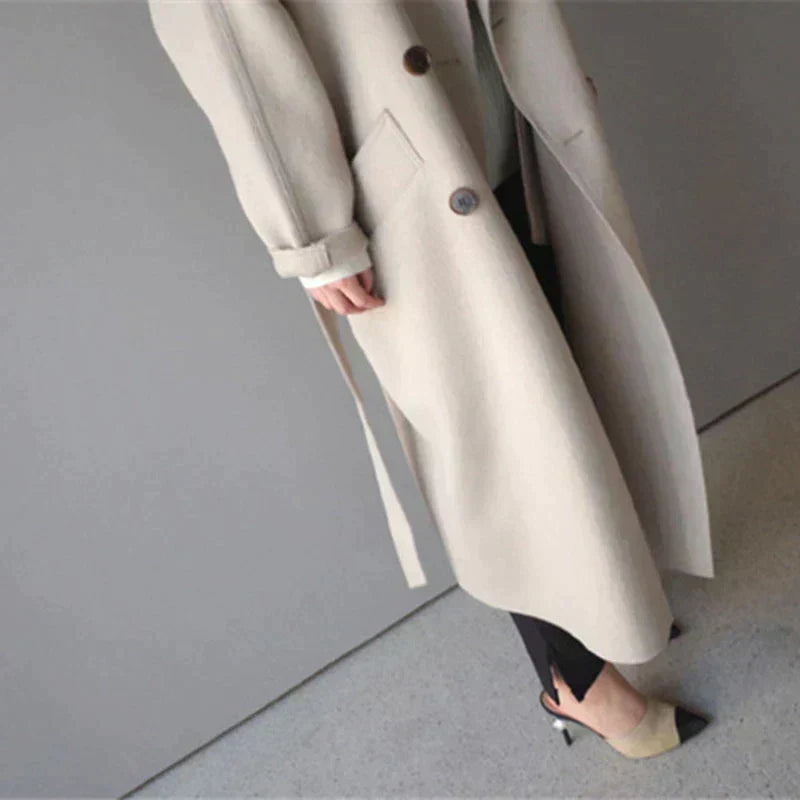 Isabelle™ - Langer Wollmantel