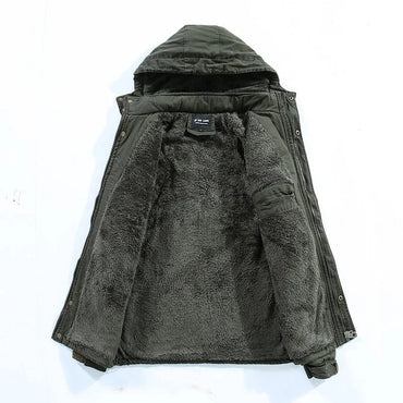 Byron | Bequeme Fleecejacke mit Kapuze