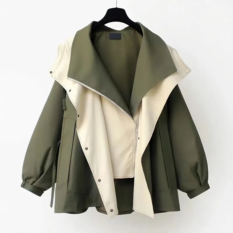 Amélie™ - Elegante Jacke aus Nylon und Baumwolle