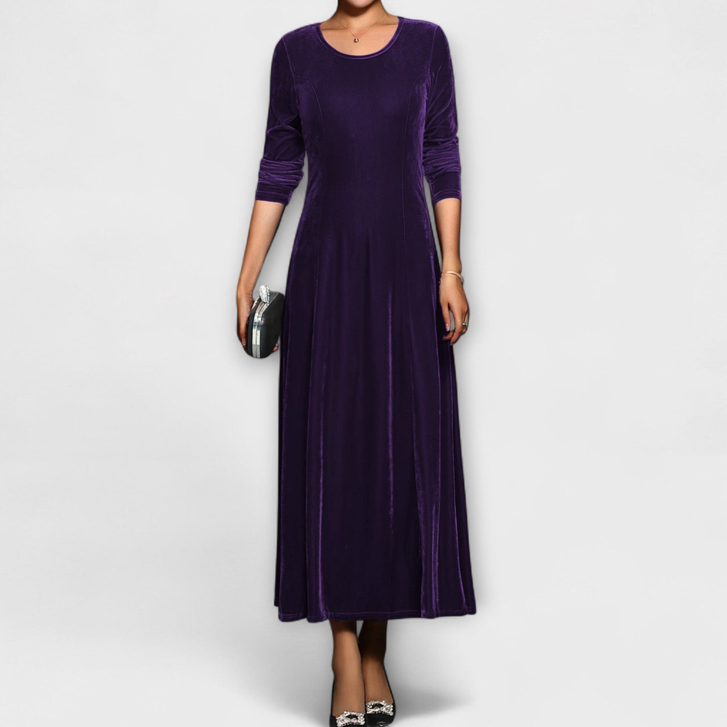 Marilou™ – Weiches Samtkleid
