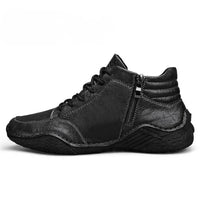 Wadenhohe Stiefel aus echtem Leder für Herren