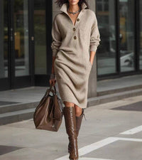 Apple™ - Warmes Elegantes Kleid | Bequem