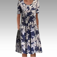 Ziva™ – Elegantes Kleid mit Blumenmuster und Bauchabdeckung