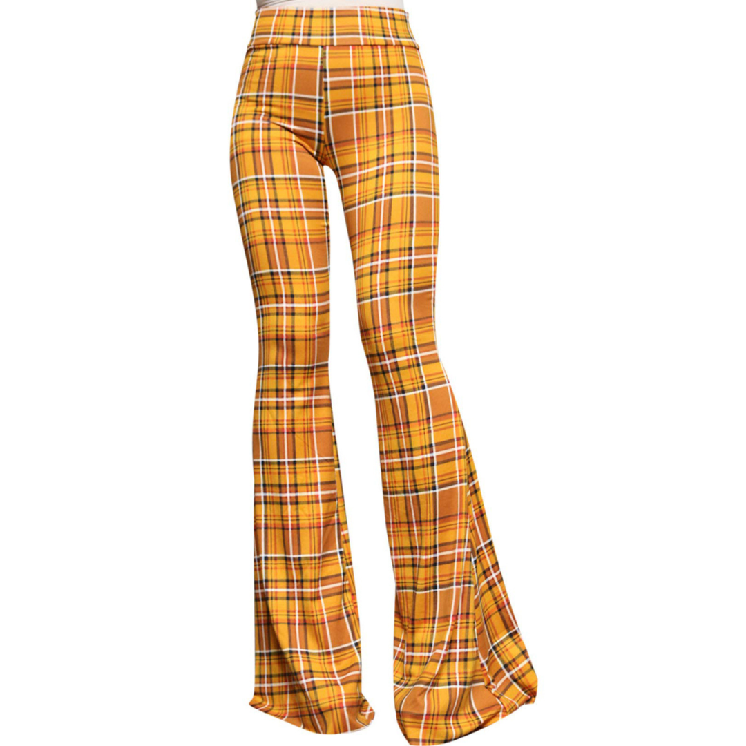 Leopard Bootcut-Hose