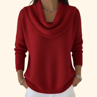 Victoire™ | Weicher Pullover mit Wasserfallausschnitt