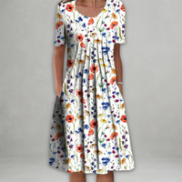 Eira™ – Baumwollkleid mit Bauchbedeckun