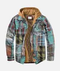 Andrea™ | Stylische Patchwork Karo Jacke