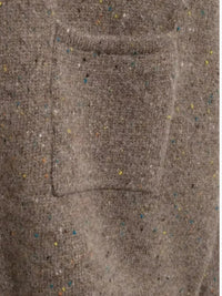 Irma | Strickjacke mit offener Vorderseite und hohem Kragen