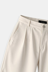Klassische Wide-Leg Hose mit hohem Bund für stilvolle Outfits