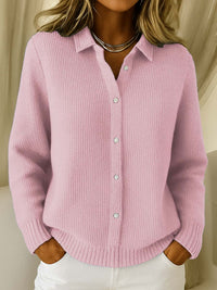 Elena | Klassischer Cardigan aus weichem Strick