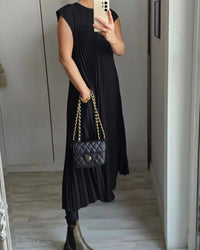 Petra™ – Zeitloses & Bequemes Plissiertes Kleid