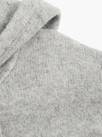 Kornelia | Strickjacke mit Kapuze und Reißverschluss