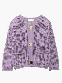 Lya | Grobstrick-Strickjacke