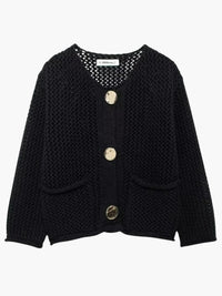 Lya | Grobstrick-Strickjacke