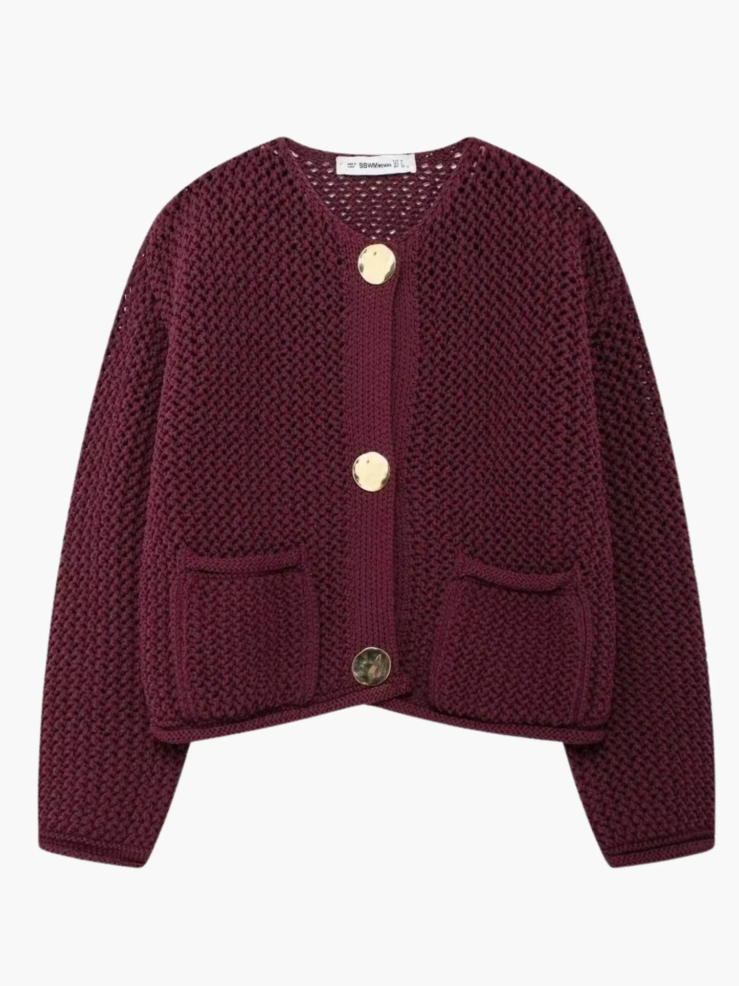Lya | Grobstrick-Strickjacke