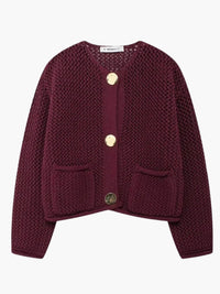 Lya | Grobstrick-Strickjacke