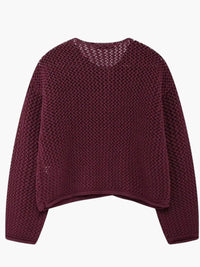 Lya | Grobstrick-Strickjacke