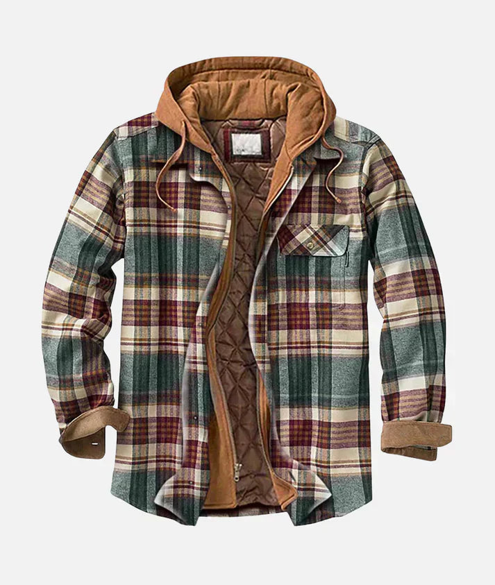 Andrea™ | Stylische Patchwork Karo Jacke