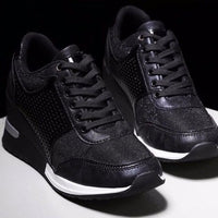 Amelia - Stylische orthopädische Turnschuhe mit elegantem hohen Absatz und bequemem Keilabsatz