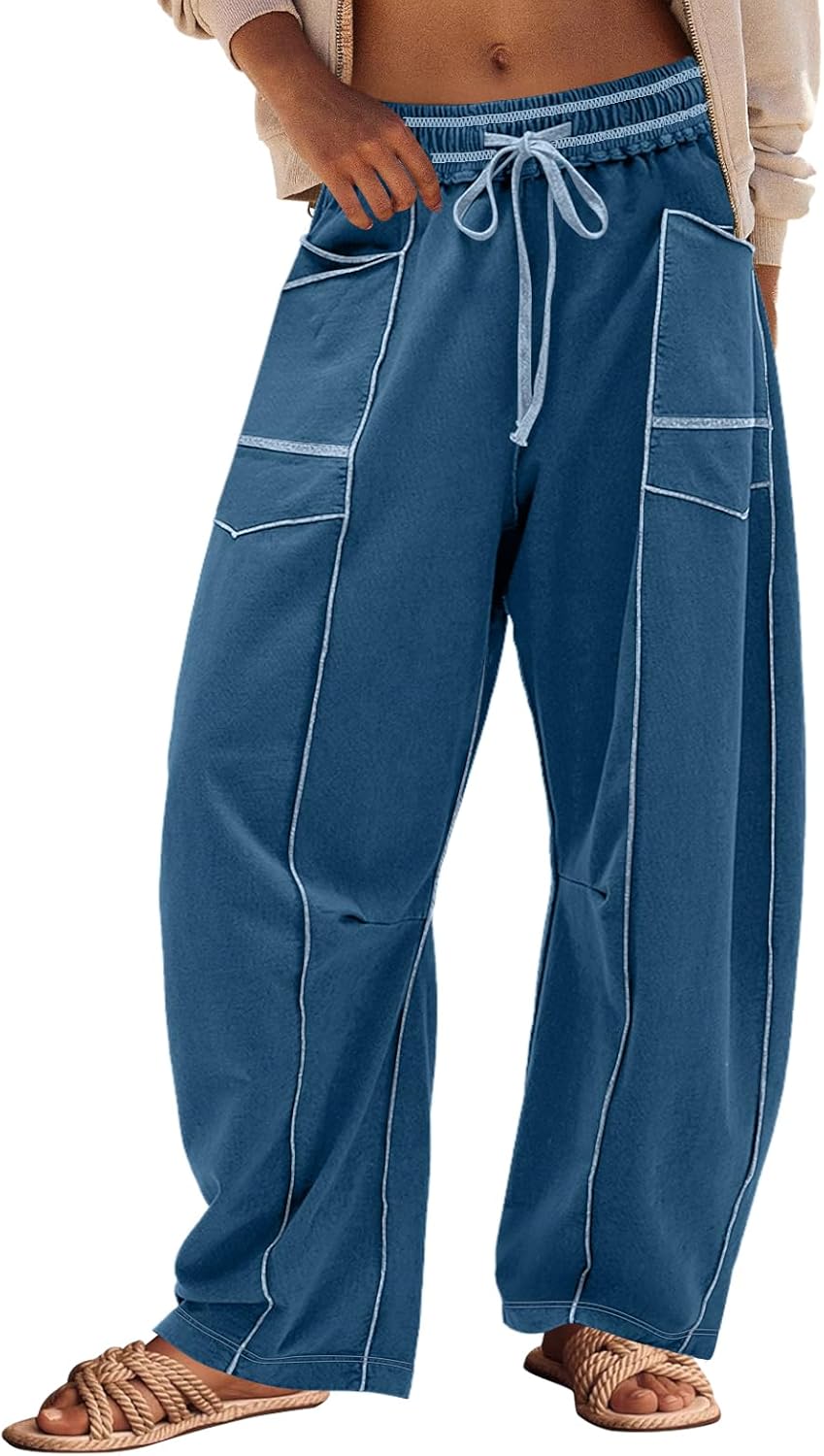LINA | Barrel-Pants – Weite Sommer-Loungehose für jeden Moment
