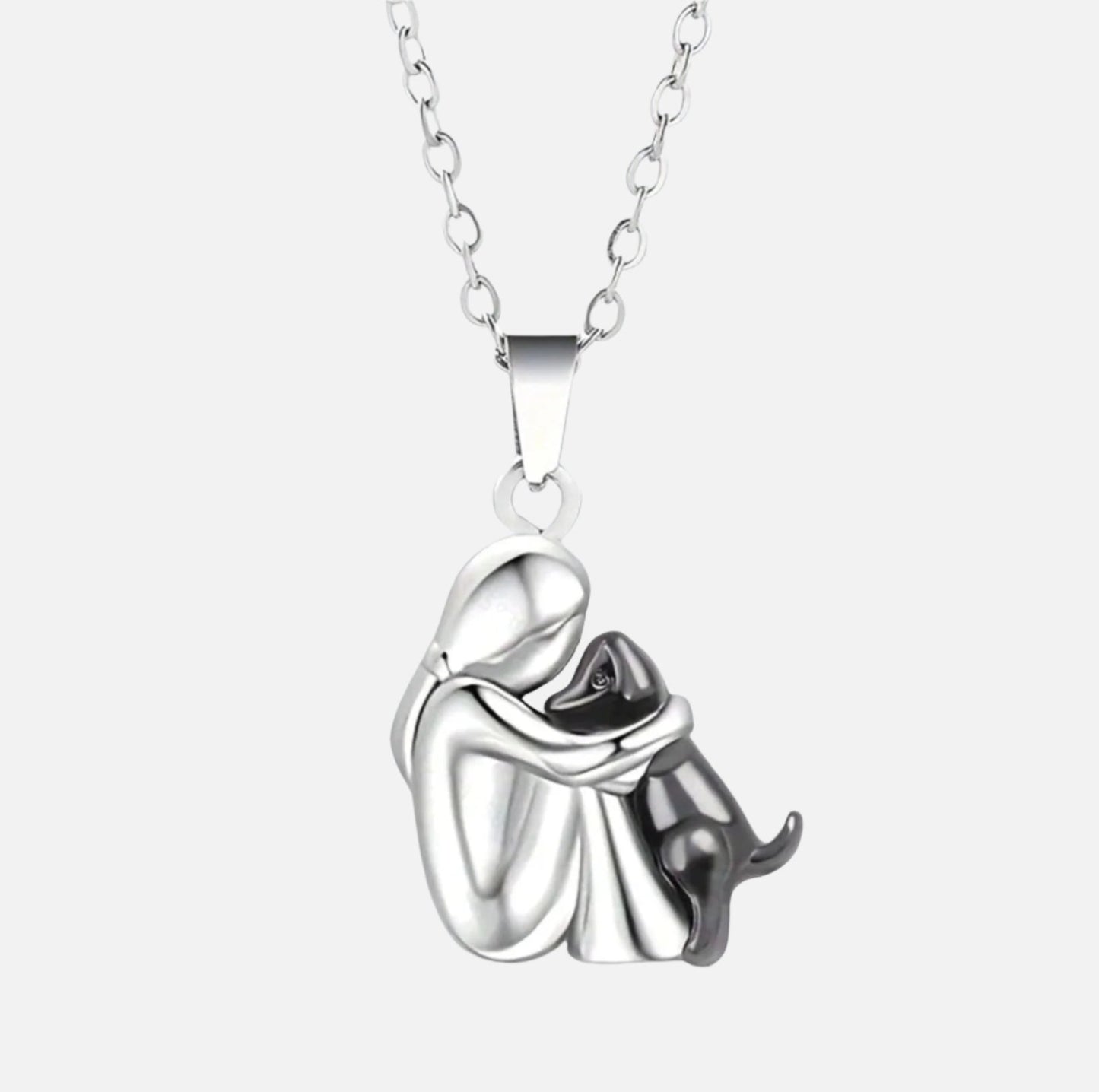 Olivia™| 925er Sterling Silber Halskette mit Hund-Anhänger