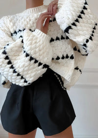 Serena | Eleganter Pullover in Vanille